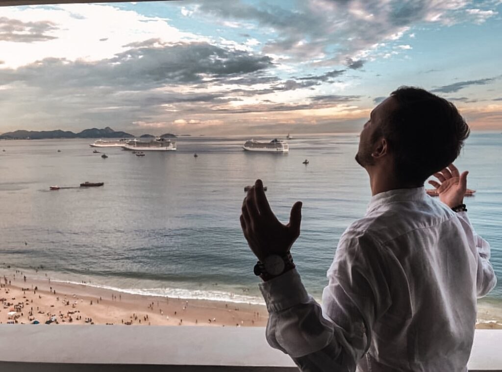 Daniele a Rio de Janeiro per il Capodanno a Copacabana